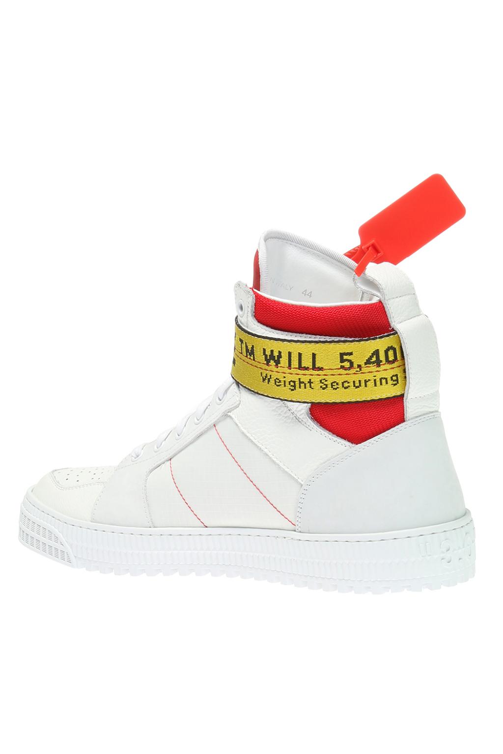 Off white industrial top sneakers